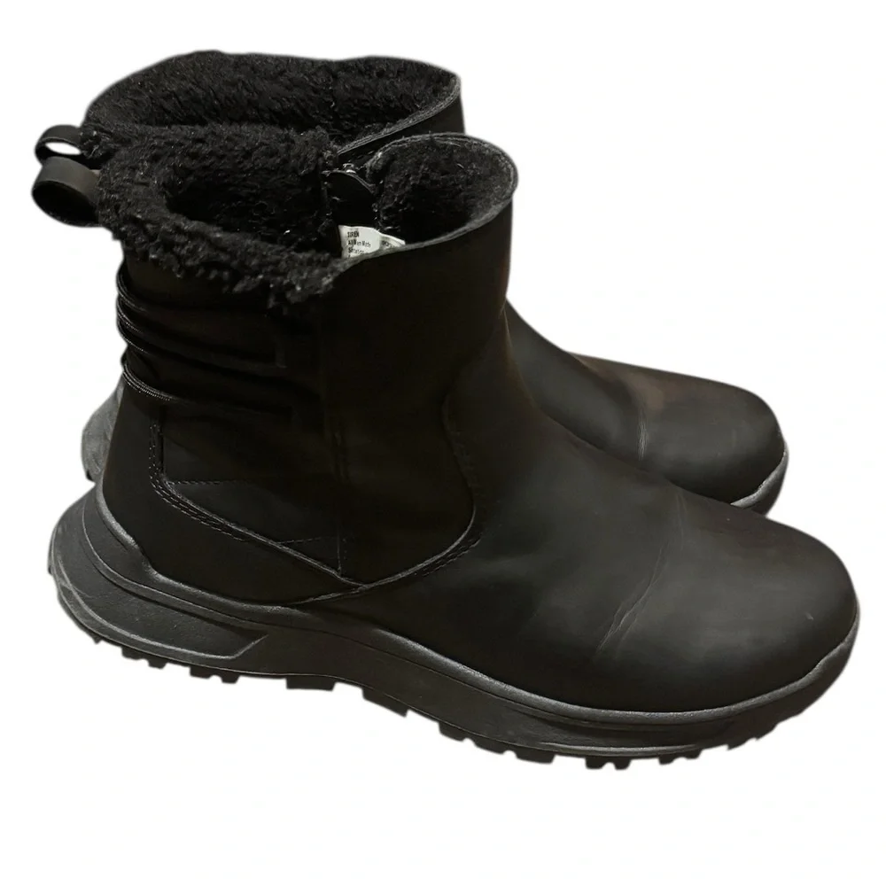Eddie Bauer Siren Black Winter Boots Snow Womens Size 7 Lined Rain